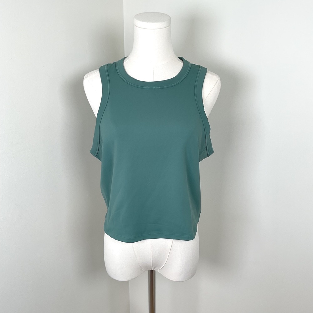 Nike One Dri-FIT Training Tank Top Womens XL Sleeveless Racerback Green
